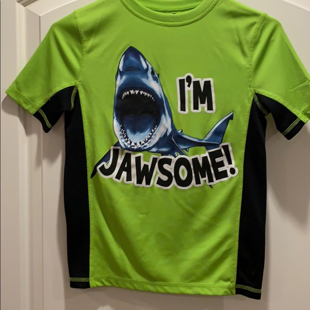 Boys teen swim shirt small